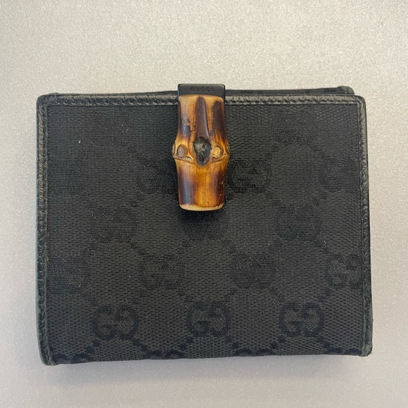 Gucci Monogram Bamboo Wallet - Picture 1 of 9